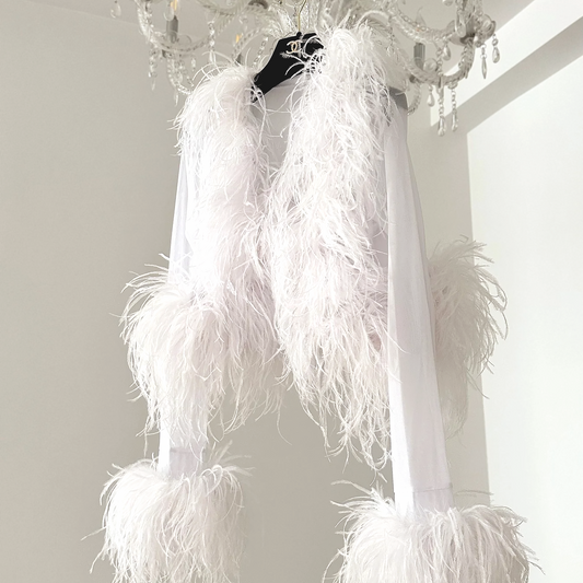 Odette Feather Cardigan
