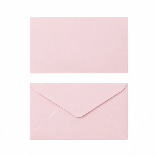 Mini Blush Pink Envelopes with Cards