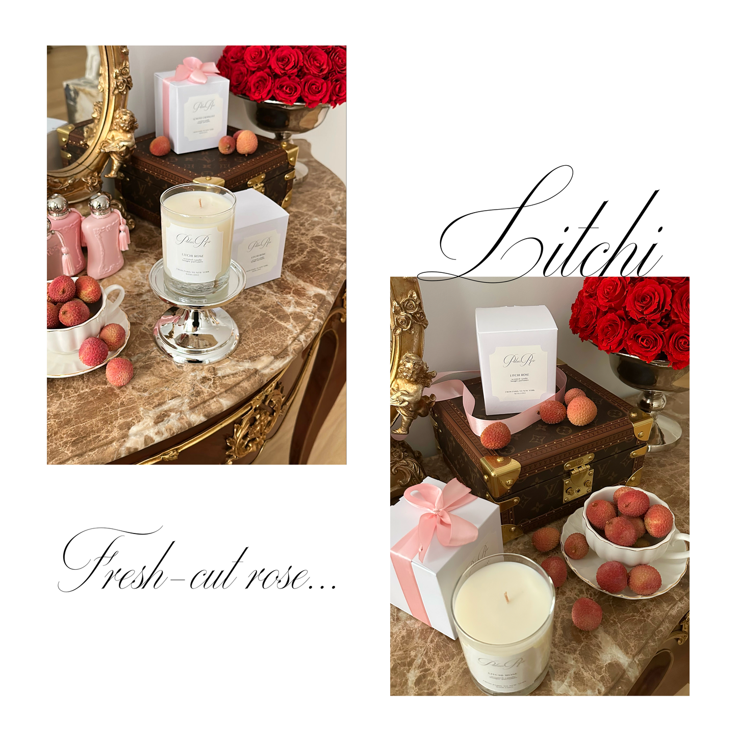 Litchi Rose Candle