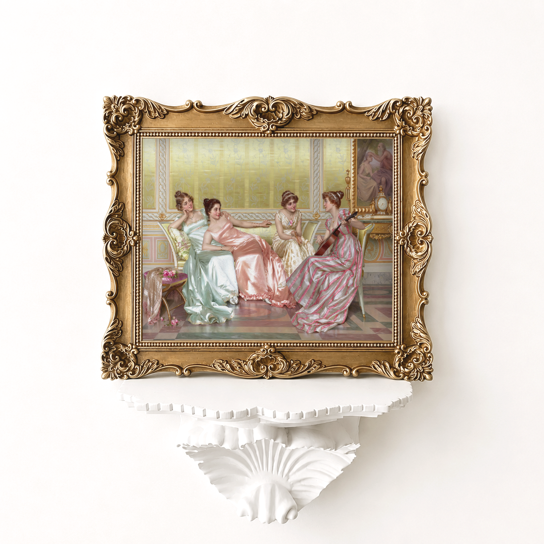 Ornate Gold-Framed Giclée Fine Art Print