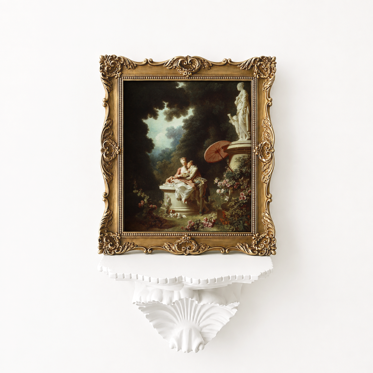 Ornate Gold-Framed Giclée Fine Art Print
