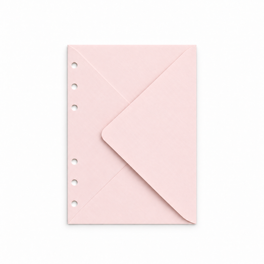 Envelope Planner Insert in Powder Pink (Personal & Personal Wide)