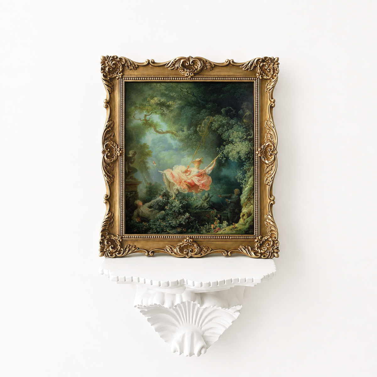 Ornate Gold-Framed Giclée Fine Art Print