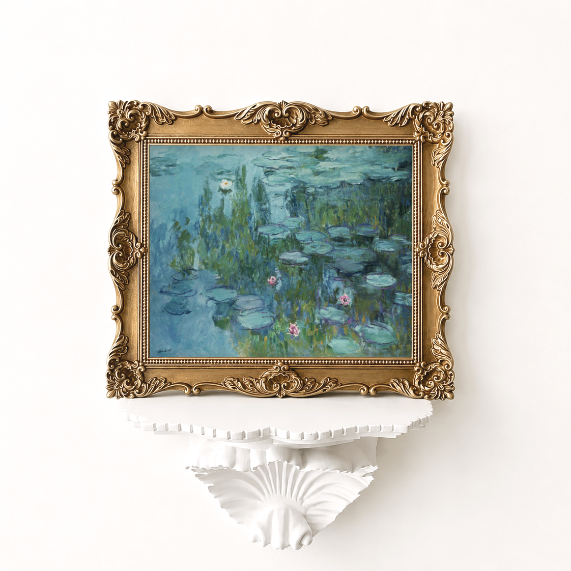 Ornate Gold-Framed Giclée Fine Art Print