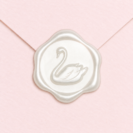 Swan Wax Seal Stickers