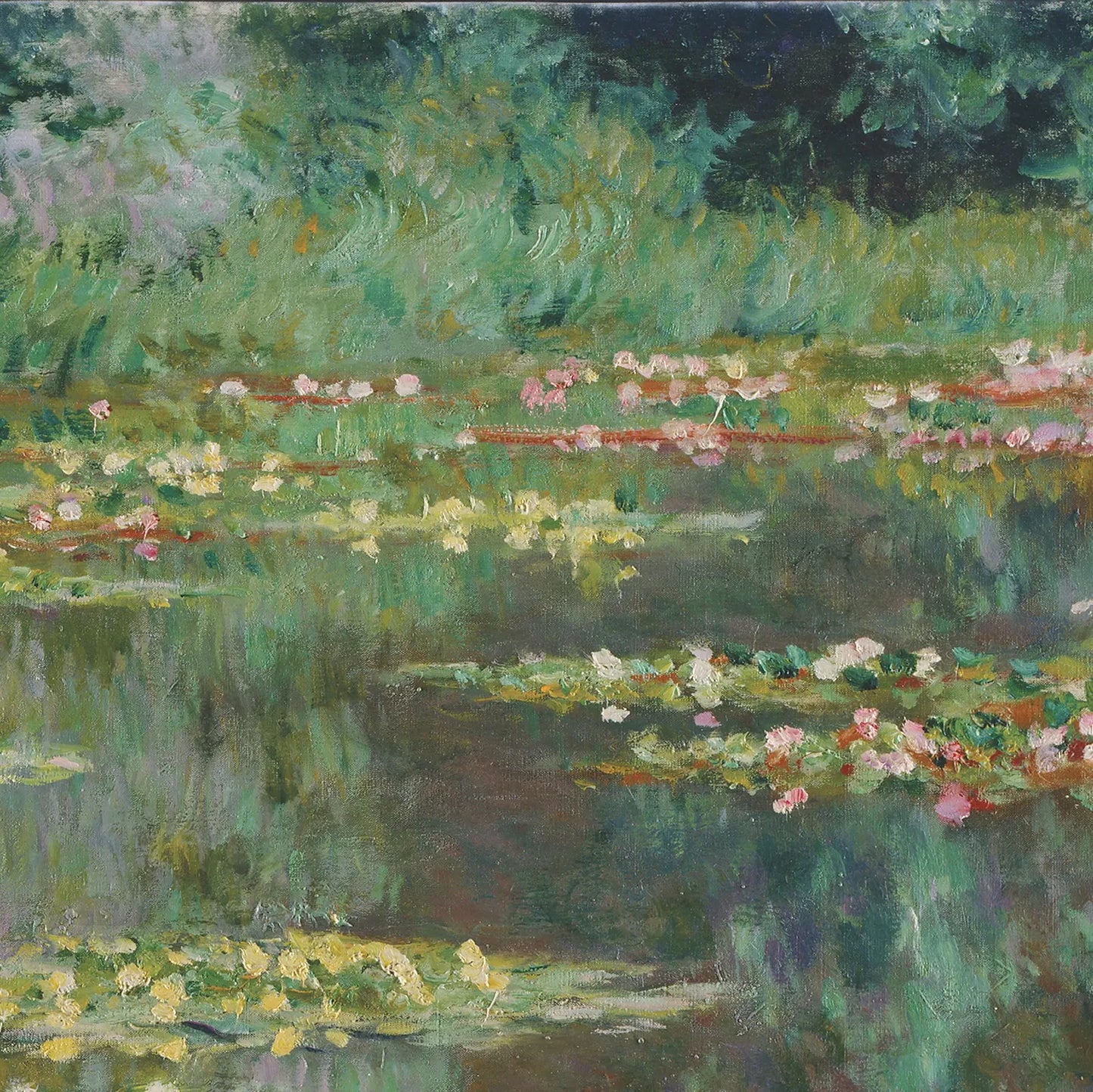 Green Water Lilies Planner Dashboard