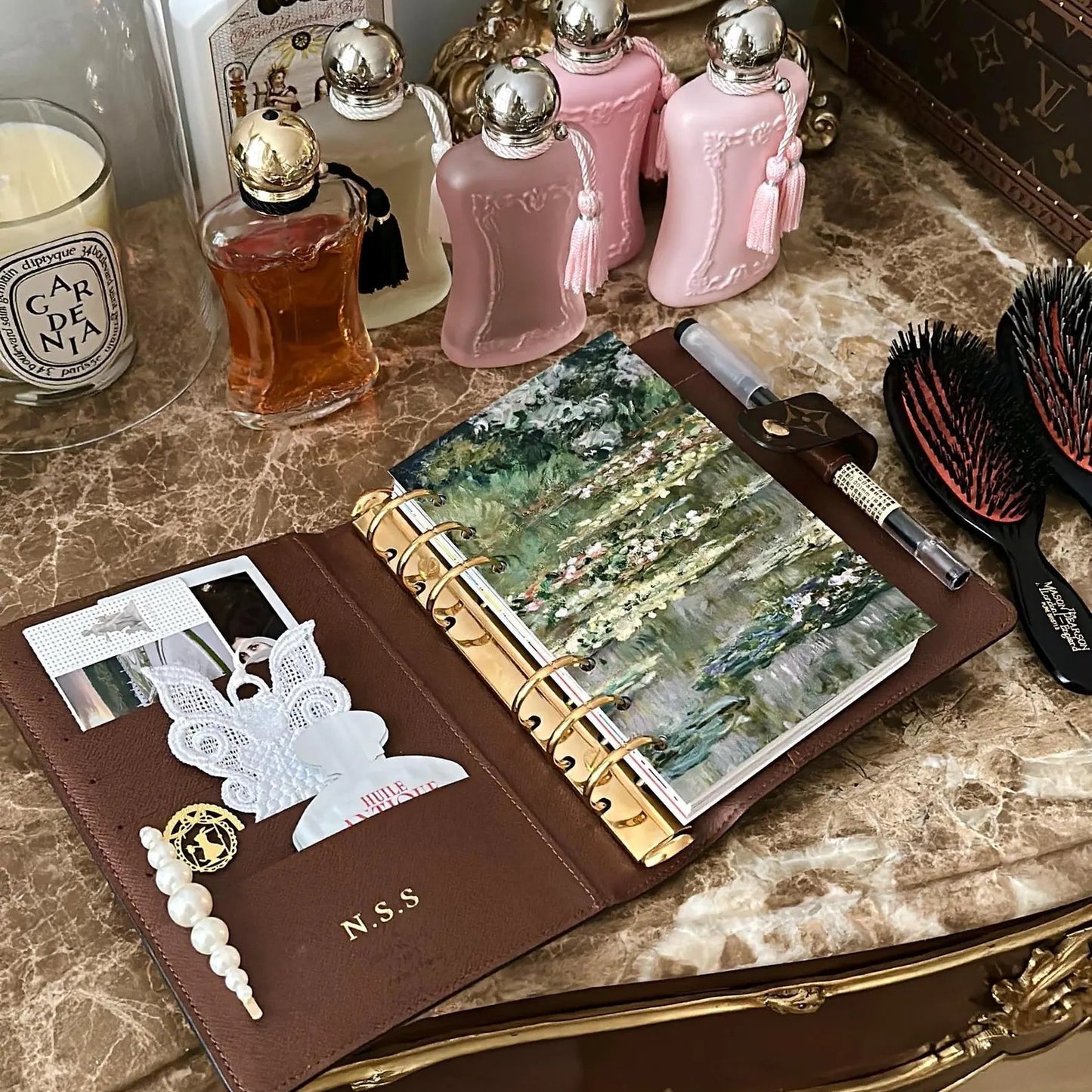 Green Water Lilies Planner Dashboard