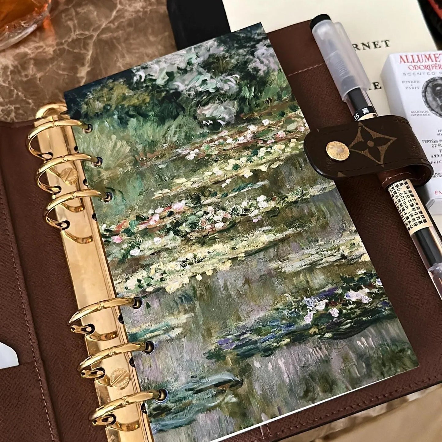 Green Water Lilies Planner Dashboard