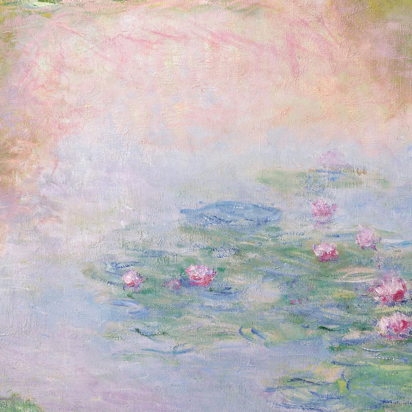 Pastel Water Lilies Planner Dashboard