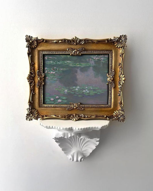 Twilight Water Lilies Framed Giclée Art Print