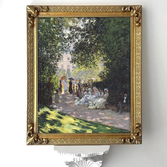 Le Parc Monceau Framed Giclée Art Print